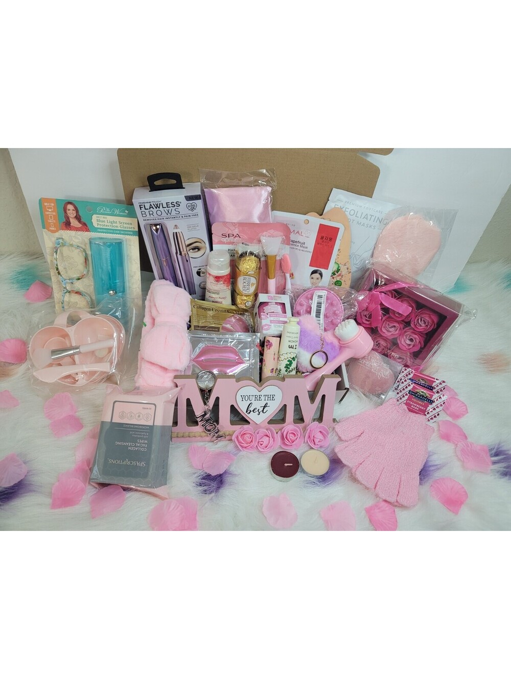 Mother's Day Gift Box with Spa Essentials, Birthday Gift Box